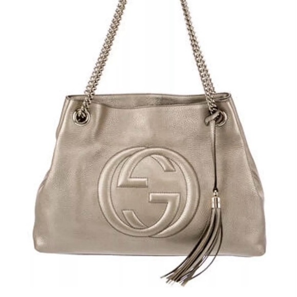 Preowned Gucci Leather Soho Chain tote. Excellent condition - Picture 1 of 2